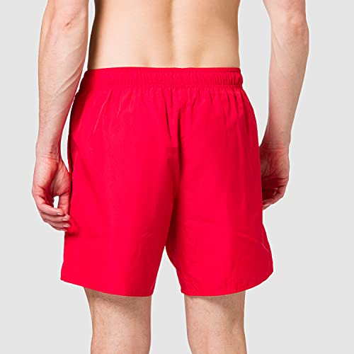PUMA Swim-Pantalones Cortos para Hombre Bañador, Rojo, M
