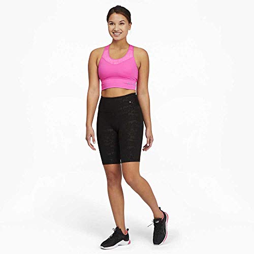 PUMA Train Embossed 9" Bike Short Pantalón Corto, Mujer, Negro, M