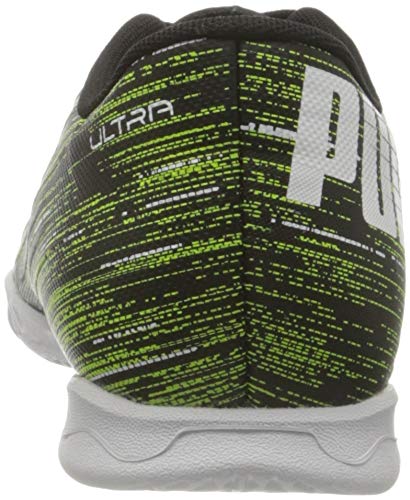 PUMA Ultra 4.2 IT Jr, Zapatillas Deportivas, Black/White/Yellow, 34 EU