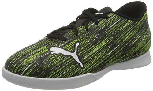 PUMA Ultra 4.2 IT Jr, Zapatillas Deportivas, Black/White/Yellow, 34 EU