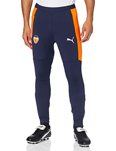 Puma Valencia CF Temporada 2020/21-Training Pants w/Zip Pockets and zi Pantalón, Unisex, Peacoat White, M