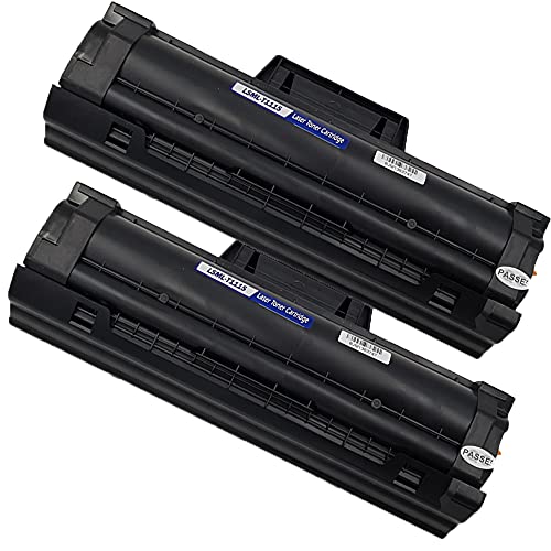 Pure-Color MLT-D111S D111S Cartucho de tóner Compatible de Repuesto para Samsung Xpress SL-M2026 SL-M2026W SL-M2070 SL-M2070FW SL-M2070W SL-M2020 SL-M2020W SL-M2022 SL-M2022W SL-M2078W (2 Negros)