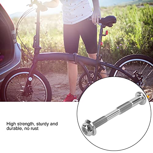 Pwshymi Tornillo de Freno de aleación de Titanio Tuerca de Perno de Freno de Disco Perno de Bicicleta Plegable Perno de suspensión de Freno de Disco Compatible con Bicicleta Plegable Brompton(Tipo B)