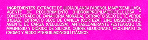 Q77+ BLOQUEADOR DE CARBOHIDRATOS | Pastillas para Adelgazar | Quemagrasas Natural | Perder peso | Efecto Saciante | Con Té verde, Canela, Minerales y Ácido Fólico | 60 cápsulas