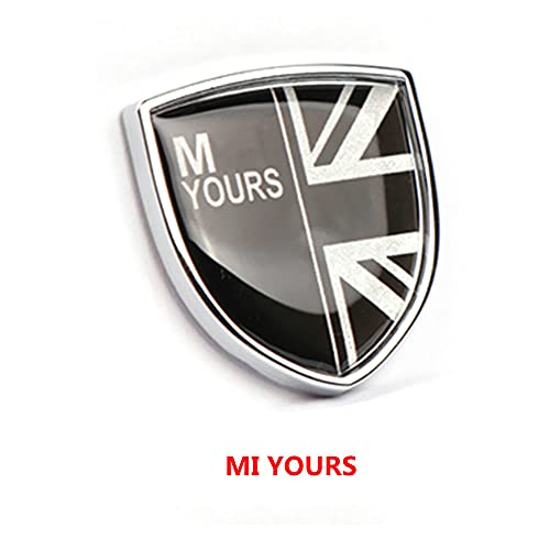 QIDIAN Car 3D Emblema de Metal Insignia Pegatinas Calcomanías Cuerpo Ventana Lateral Moda Decorativa Union Jack para Cooper S One F54 F55 F56 F57 R55 R56 R57 F60 R60 Countryman