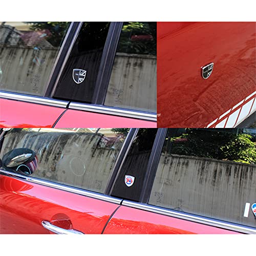QIDIAN Car 3D Emblema de Metal Insignia Pegatinas Calcomanías Cuerpo Ventana Lateral Moda Decorativa Union Jack para Cooper S One F54 F55 F56 F57 R55 R56 R57 F60 R60 Countryman