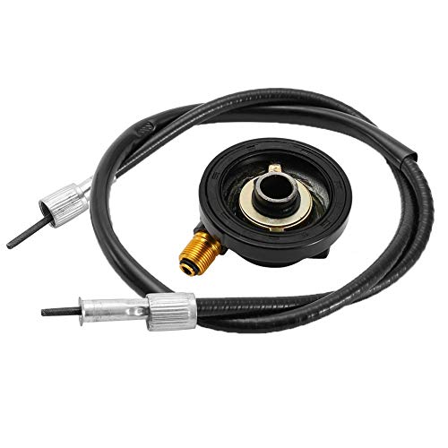 Qii lu Engranaje impulsor del velocímetro de 12m m con el cable del 100cm para las piezas de la vespa de GY6 50cc 150 cc