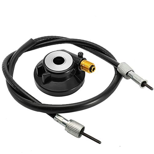 Qii lu Engranaje impulsor del velocímetro de 12m m con el cable del 100cm para las piezas de la vespa de GY6 50cc 150 cc