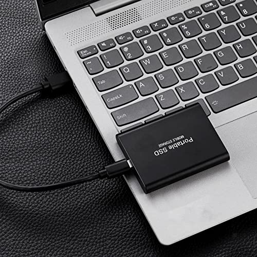 QINAG Disco Duro Externo Portátil, 500GB 1TB 2TB 4TB 8TB 10TB 12TB 16TB Tipo-C Unidad De Estado Sólido Ultradelgada, HDD Externo USB para Windows PC, XP/Mac, Linux, Android,Negro,16TB