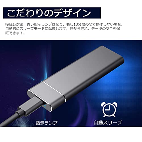 QINAG SSD Disco Duro de Alta Velocidad HDD Disco Duro Externo portátil USB 3.1 Disco Duro Externo Tipo C HDD Resistente a Impactos Aplicable para PC/Mac/Windows,Negro,16TB