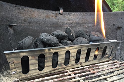 Quality Grill Parts Heavy Duty cestas de carbón de Acero Inoxidable para Weber Parrillas