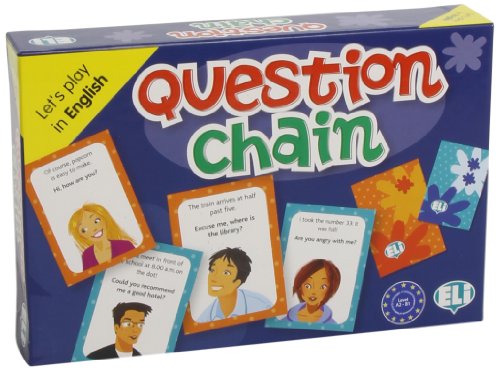 QUESTION CHAIN -LET'S PLAY IN ENGLISH -LEVEL A2-B1 (Giochi didattici)