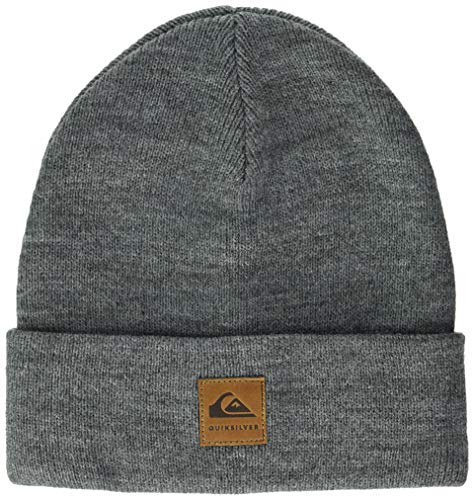 Quiksilver Brigade - Gorro con Dobladillo Gorro con Dobladillo, Niños, Black Heather, 1Sz