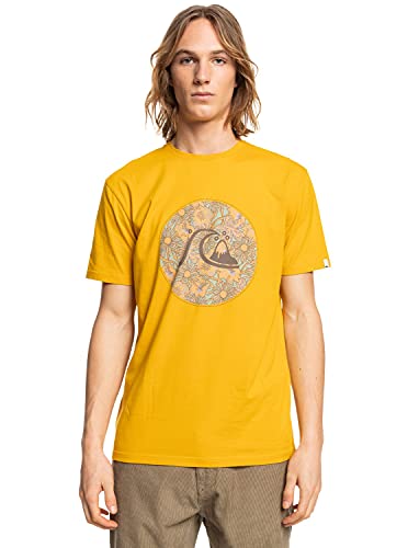 Quiksilver - Camiseta - Hombre - M - Amarillo