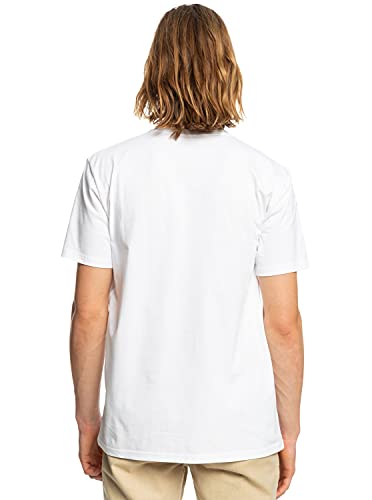 Quiksilver - Camiseta - Hombre - M - Blanco