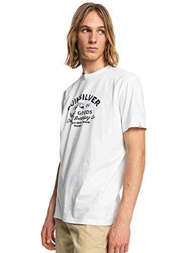 Quiksilver - Camiseta - Hombre - M - Blanco