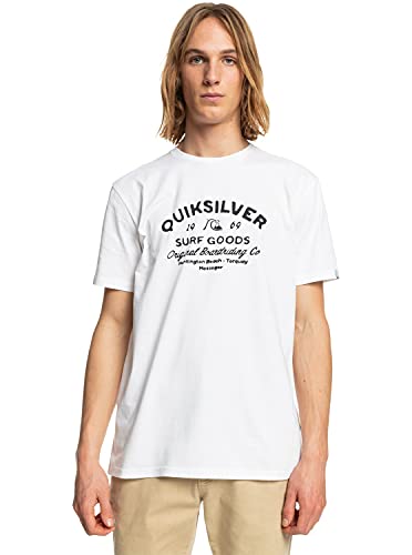 Quiksilver - Camiseta - Hombre - M - Blanco