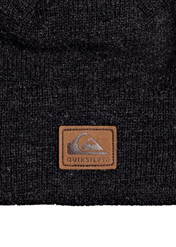 Quiksilver - Gorro con Dobladillo - Hombre - ONE SIZE - Negro