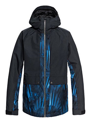 Quiksilver TR Ambition Chaqueta de Nieve, Hombre, Azul (Daphne) / Negro (Stellar), M