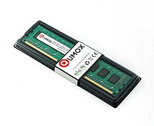 QUMOX Memoria Dimm 8GB(2x 4GB) DDR3 1333 PC3-10600 (240 Pines) para computadora escritorio PC