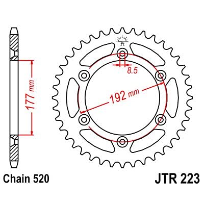 R2235 - Corona Plato transmision Trasero Dientes 53