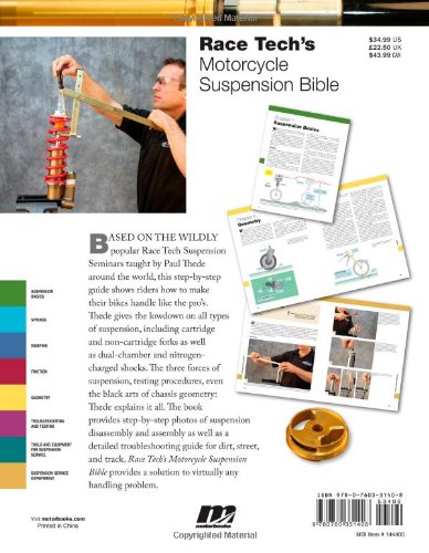 Race Tech's Motorcycle Suspension Bible (Motorbooks Workshop)