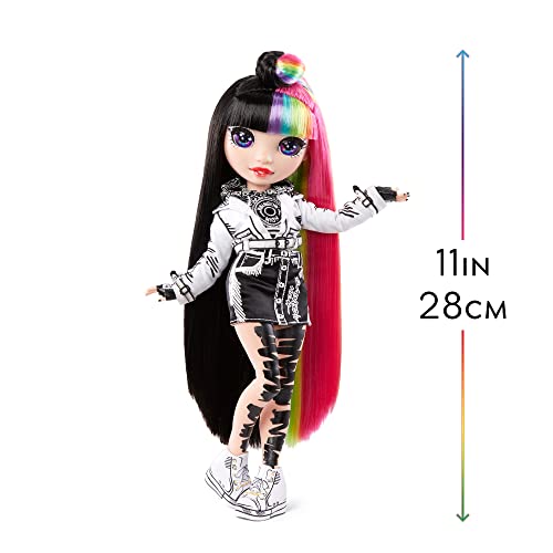 Rainbow High Collector Muñeca de Moda Jett Dawson-con Pelo Multicolor y Caja de edición Limitada de 28cm-Incluye Ropa, Accesorios y más-Edad: 6+ años, Color (576761)