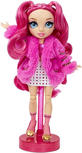 Rainbow High Muñeca de Moda Stella Monroe - Muñeca en Rosa, Conjuntos Elegantes, Accesorios y Soporte para Muñecas - Rainbow High Serie 2 - Regalo Perfecto para Niñas a Partir de 6 Años