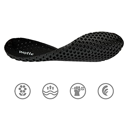 Ranberone Zapatos de Deporte al Aire Libre Antideslizantes para Mujer Zapatos de Agua de Malla Transpirable Zapatos de Senderismo Zapatos para Caminar de Verano Talla 36-44 (Negro, Numeric_37)