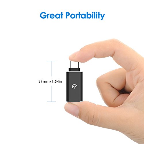 Rankie Adaptador USB C a USB 3,0, Función de OTG, Compatible Dispositivos con USB Tipo C, 2 Unidades, Negro