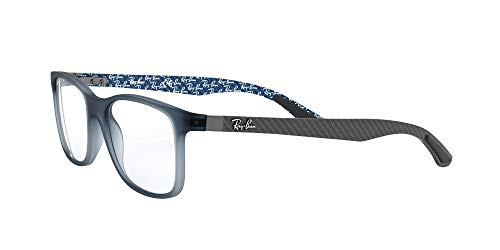 Ray-Ban 0rx 8903 5262 55 Monturas de Gafas, Matte Blue, Hombre