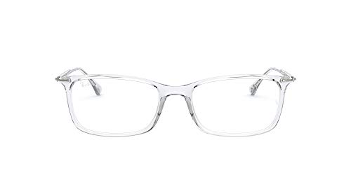 Ray-Ban 0Rx7031 Monturas de Gafas, Transparente, 53 para Hombre