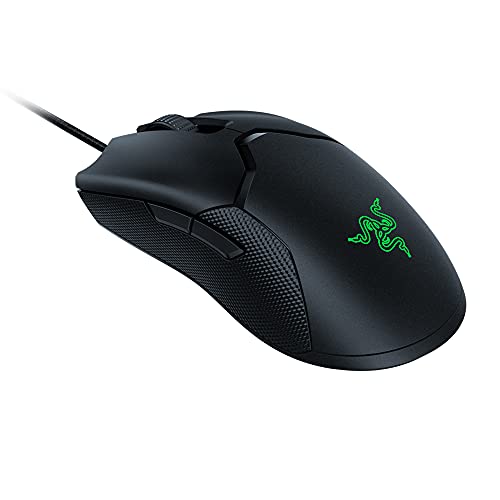 Razer ViperRatón para Juegos, Ratón Ligero Ambidiestro Gaming para Esports, con 69 g de Peso, Cable Speedflex, Sensor Óptico 5G, Memoria DPI Integrada y Iluminación RGB Chroma, Negro