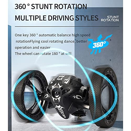 RC Toy Cars Rechargeable Glowing Drifting RC Cars Bounce Robot RC Bouncing Car 360° Flip Remote Control Car Fast Off-Road Stunt RC Toy Car Boys Girls Adults Xmas Gifts