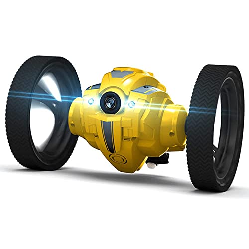 RC Toy Cars Rechargeable Glowing Drifting RC Cars Bounce Robot RC Bouncing Car 360° Flip Remote Control Car Fast Off-Road Stunt RC Toy Car Boys Girls Adults Xmas Gifts