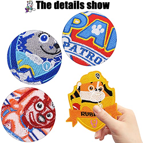 rche adhesivo para planchar con diseño de Paw patrol para niños, Parches Ropa 15 Coche Parches Ropa para planchar , chaquetas, chaquetas, mochilas, bufandas