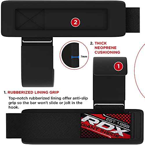 RDX Correas Levantamiento Gimnasio Muñequeras Pesas Gym Straps Elevación Deportivas