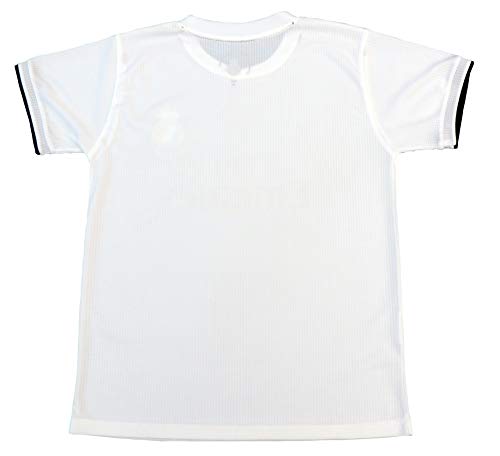 Real Madrid Camiseta Adulto Sin Dorsal. Réplica Oficial de la Primera Equipación Temporada 2018-2019 - Talla M, Blanco