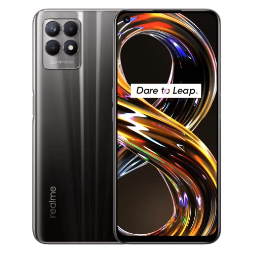 Realme 8i Smartphone Libre, Teléfono Móvil 128GB, 6.6"Pantalla Ultra Suave de 120Hz, Móvil Android Dual-SIM, Procesador Helio G96, Batería de 5000mAh, Cámara Triple de 50 MP