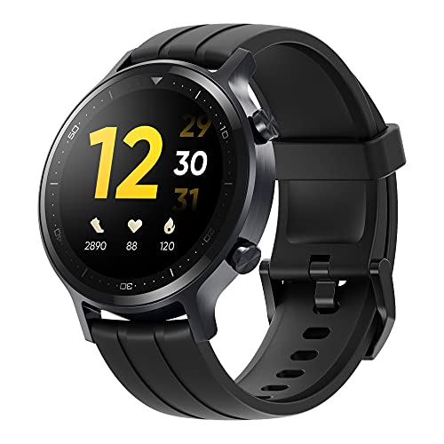 realme Watch S. Smartwatch con Pantalla de 1.3" TFT-LCD. Android y Bluetooth 5.0. Resistencia IP68, Color Negro. [Versión ES/PT]