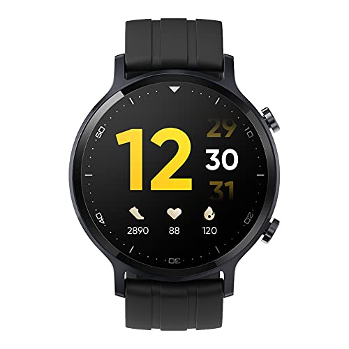 realme Watch S. Smartwatch con Pantalla de 1.3" TFT-LCD. Android y Bluetooth 5.0. Resistencia IP68, Color Negro. [Versión ES/PT]