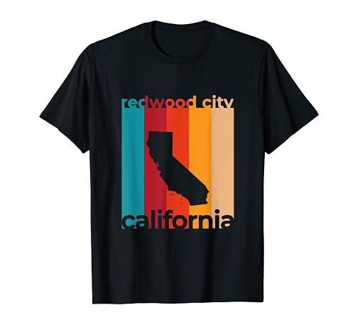Recuerdos de Redwood City CA Retro California Camiseta