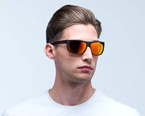 Red Bull SPECT Eyewear LOOM-001P - Gafas de sol para hombre, color negro