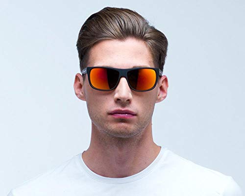Red Bull SPECT Eyewear LOOM-001P - Gafas de sol para hombre, color negro