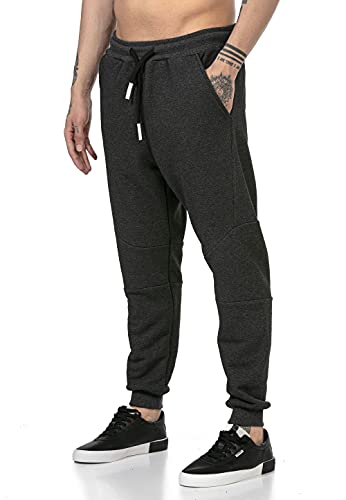 Redbridge Pantalón Chandal para Hombre Joggers Sweat-Pants Básicos Gris Oscuro XXL