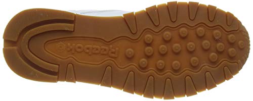 Reebok Classic Leather, Zapatillas de Deporte Hombre, Blanco White Gum 2, 39