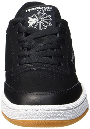 Reebok Club C 85 Zapatillas de Gimnasia para Unisex adulto, Negro (Int/Black/White/Gum), 41 EU