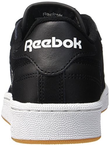 Reebok Club C 85 Zapatillas de Gimnasia para Unisex adulto, Negro (Int/Black/White/Gum), 41 EU