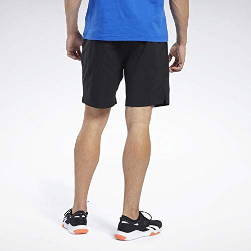 Reebok Wor Comm Woven Short Pantalón Corto, Hombre, Negro, S