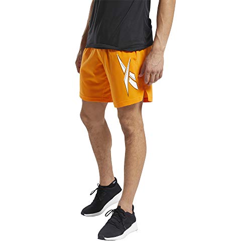 Reebok Wor Woven Graphic Short Pantalón Corto, Hombre, hivior, XS